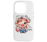 Chut, ne Parle Pas Avant Que ma Tasse ne Soit Vide. Café Amusant Coque pour iPhone 14 Pro