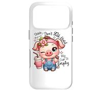 Chut, ne Parle Pas Avant Que ma Tasse ne Soit Vide. Café Amusant Coque pour iPhone 17 Pro