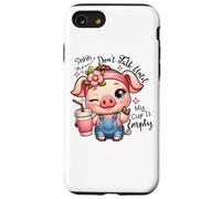 Chut, ne Parle Pas Avant Que ma Tasse ne Soit Vide. Café Amusant Coque pour iPhone SE (2020) / 7/8