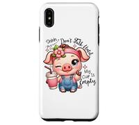 Chut, ne Parle Pas Avant Que ma Tasse ne Soit Vide. Café Amusant Coque pour iPhone XS Max