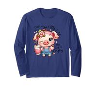 Chut, ne Parle Pas Avant Que ma Tasse ne Soit Vide. Café Amusant Manche Longue