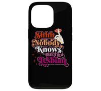 Chut, Personne ne Sait Que Je suis Une Lesbienne, Une fierté Qui Sort drôle Coque pour iPhone 13 Pro