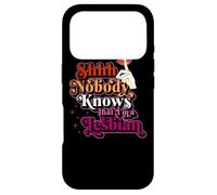 Chut, Personne ne Sait Que Je suis Une Lesbienne, Une fierté Qui Sort drôle Coque pour iPhone 17 Pro