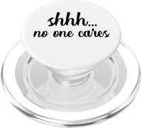 Chut, Personne ne se Soucie de la réponse Sarcastique et Intelligente d'Aleck Gossiper PopSockets PopGrip pour MagSafe