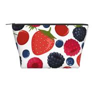 Chute de Baies mûres framboises, Trousse de Toilette Trousse de Maquillage Sac à cosmétiques Trousse de Toilette de Voyage Portable