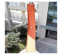 Chute de manutention de cargaison en toile haute performance - 1,5 m de large goulotte de déchargement pour entrepôts et chantiers de construction (26 x 2 m)