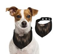 Chute du Lion en 3D,Bandanas pour Chien, écharpe en Coton, Bavoirs réglables pour Animaux de Compagnie,S