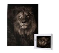Chute du Lion en 3D,Puzzle Familial en Bois de 500 pièces pour Adultes et Adolescents