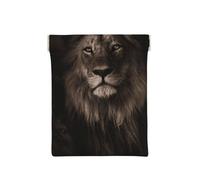 Chute du Lion modèle 3D, Sac de Rangement pour Femmes, Portefeuille supérieur à Presser, Petit Porte-Monnaie, Pochette de Changement