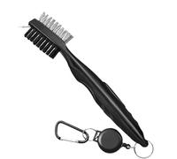 Chutes de rainures pour la brosse de club de golf, nettoyant de club de golf,Nettoyeur de balle de golf portable double face | Outil de maintenance de voyage pour le cours Utilisation à