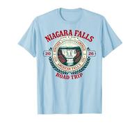Chutes du Niagara - Horeshoe Coordinates Road Trip Souvenir 2026 T-Shirt