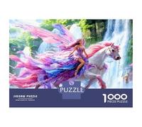 Chutes féériques 1000 Pièces Puzzle Premium Conte de fées enchanté Coffret Puzzle Carton Premium - Seniors, Concentration, Cadeau Maison Neuve Et Pause Bureau 70x50cm/1000pcs