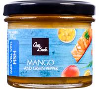 Chutney de mangue associé à du poivron vert - pour accompagner les plats de poisson