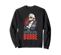 Chutzpah Level Bubbe Juif Juif Culture hébraïque Judaïsme Sweatshirt