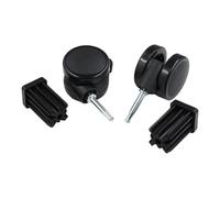 Chuuparts 6414 306414 Lot de 2 roulettes avec insert compatible avec les barbecues à gaz Genesis 1000-5000 A B C 2002-2003 Compatible avec Summit