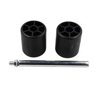 Chuuparts Rouleau de pont avec tige d'arbre M113955 M41644 compatible avec John Deere 180 185 2025R 2027R 2032 320 240 265 245 260 285 345 385 335 325 4410 410 410 10 S2 048 S2348 S2554