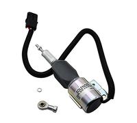 Chuuparts Solénoïde d'arrêt de carburant 3935430 3935432 compatible avec moteur diesel CUMMINS 6CT 5.9L 4BT Compatible avec Hyundai Excavator R220-5 R210-3 Compatible avec Komatsu Excavator PC200-6