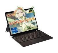 CHUWI Hi10 Max - Ordinateur Portable 2en1|12.96"" 2K Windows 11|Intel N100 12Go/512Go SSD|Clavier Magnétique|WiFi 6|Gris