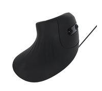 CHUYI Souris verticale filaire ergonomique 2400/3200 DPI Optique Silencieuse, Souris de bureau filaire portable pour ordinateur portable, réduit la douleur du poignet droit, ne convient pas aux jeux