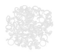 ChuYiElegance 100pcs Anneau D'affichage de Couleur de Polonais pour Le Nuancier D'art D'ongle, Clair