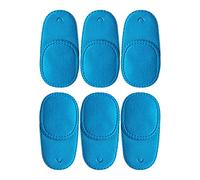 ChuYiElegance 6 Pièces oeil Amblyopie Masque Yeux Adapté Enfants Lunettes Jetable Souple Convient Rééducation Paresse Oculaire E, Bleu, 10.3x6.2cm