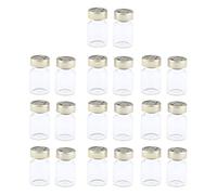 ChuYiElegance Bouteilles pour Liquides, Bouchon En Caoutchouc avec Joint En Aluminium, Lot de 20, 5 ml