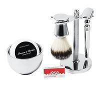 ChuYiElegance Coffret de Rasage, Blaireau et Porte-savon