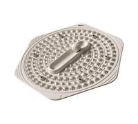 ChuYiElegance Coussin de Massage Pieds Acupression Tapis de Point de Pression Coussin Massage Relaxation Tapis Marche Stimulant Matériau Gel Souple Antidérapant Ada, Gris