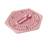 ChuYiElegance Coussin de Massage Pieds Acupression Tapis de Point de Pression Coussin Massage Relaxation Tapis Marche Stimulant Matériau Gel Souple Antidérapant Ada, Rose