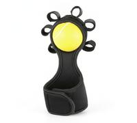 ChuYiElegance Finger Strength Support Poignet Renforcement Main Appareil d'Exercice Ballon de Préhension Boucles Six Doigts et Sangle Ajustable pour Prise, Jaune, Taille Unique