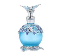 ChuYiElegance Flacon de Parfum En Verre 25 Ml, Distributeur de Parfum Portable et Multifonctionnel, Flacon Cadeau avec Bouchon Anti-fuite et pour Fille, Bleu