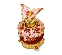ChuYiElegance Flacon de Parfum En Verre 25 Ml, Distributeur de Parfum Portable et Multifonctionnel, Flacon Cadeau avec Bouchon Anti-fuite et pour Fille, Rouge