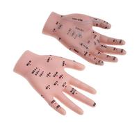 ChuYiElegance Kit de Réflexologie et de Massage Humain avec Modèle de Main de 14 Cm