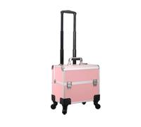 ChuYiElegance Mallette Technicienne Cosmétique Valise Maquillage Trolley Organiseur Beauty Box Coffret Maquillage Rangement Outils Salon Poignée Télescopique, style to 4