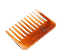 ChuYiElegance Peigne à Poche Unique avec Bords Lisses, Disponible En Trois Couleurs, ambre, 9,5 x 7cm