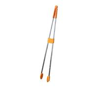 ChuYiElegance Ramasse-déchets En Acier Inoxydable, Ramasseur de Déchets pour Poubelle, Extérieur, Derrière Les Meubles, pour Les Fainéants, Tête en caoutchouc