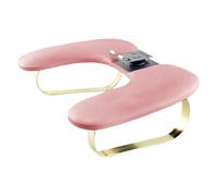 ChuYiElegance Repose-mains En Cuir PU pour Manucure, avec Support pour Téléphone, Coussin de Manucure pour Débutants, Cadeau Idéal pour Les Manucures à Domicile, Rose