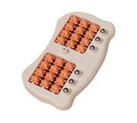 ChuYiElegance Rouleau de Massage Plantaire Manuel Multi-rangées, Outil de Massage Portable Par Points D'acupuncture, En Polypropylène (PP), Adapté Aux Sportifs, Orange