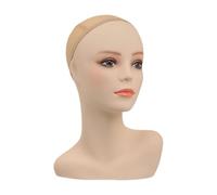 ChuYiElegance Tête de Mannequin Féminine avec épaules, Accessoires de Beauté, Présentoir, Perruque