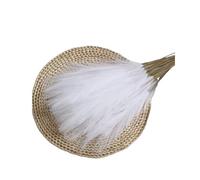 CHUYIX Lot de 10 fleurs de pampa artificielles à double fourche, décoration d'herbe de la pampa pour mariage, maison, table de salle à manger, décoration de fête et décoration d'intérieur