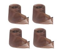 CHUYIX Lot de 2 paires de lacets en organza de 4 cm de large - Lacets en mousseline de soie et satin - Pour chaussures de sport, chaussures de loisirs, chaussures de course