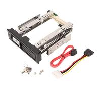 ChuyTrading Boîtier Inal 3,5 Pouces, Cage de Support sans Plateau pour Disque Dur III, Aluminium échangeable à Chaud avec Ventilateur pour Stockage de données de Serveur de PC de Bureau,