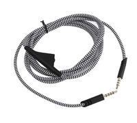 ChuyTrading Câble d’extension tressé de remplacement pour casque Astro A10, A40 et A40TR - Cordon d’extension pour casque de jeu avec contrôle du volume, connecteur plaqué or 3,5 mm, fil de