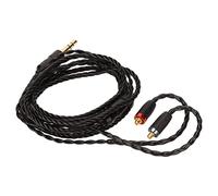 ChuyTrading Câble de casque de remplacement avec connecteur MMCX, câble d’écouteur OFC avec microphone pour SE215, SE315, SE425, SE535, SE846, fiche plaquée or 3,5 mm pour smartphones et ordin