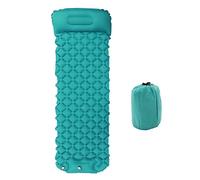 ChuyTrading Matelas de Couchage ultraléger et Gonflable, Tapis de Couchage de Camping avec Pompe intégrée, Matelas pneumatique à gonflage Rapide pour Le Backpacking, la randonnée et Les (Bleu Paon)