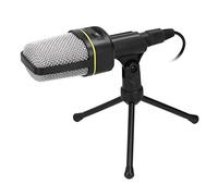 ChuyTrading Microphone à condensateur pour Enregistrement en Studio avec trépied, kit de Microphone USB omnidirectionnel pour PC, Microphone à Port Audio 3,5 mm Plug-and-Play avec contrôle du