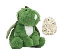 ChuyTrading Peluche œuf de Dinosaure, Animal en Peluche représentant Un Dinosaure avec Un Petit Dinosaure Vert Amovible à l’intérieur, Doux et câlin - poupée en Peluche entièrement rembourrée