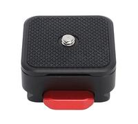 ChuyTrading Plaque de déclenchement Rapide Universelle, système de déclenchement Rapide pour Appareil Photo en Alliage d’Aluminium avec Patin en Caoutchouc antidérapant et Trou fileté 1/4-3/8