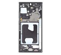 ChuyTrading Remplacement de la plaque du cadre intermédiaire et du couvercle du boîtier pour Note 20 Ultra, cadre avant LCD en alliage d’aluminium, ajustement précis pour une (Noire)