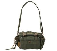 ChuyTrading Sac de pêche Multifonctionnel en Polyester, Sac à Outils de pêche avec séparateur Amovible, boîte à Outils de Mise en Forme Composite pour la pêche en Plein air, Comprend Une (Vert OD)